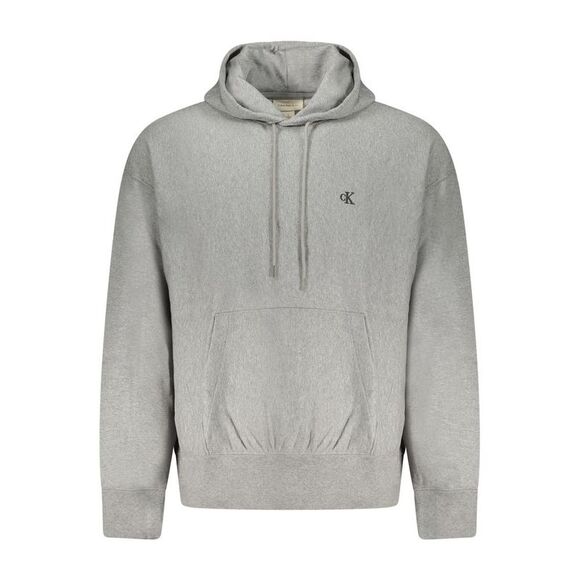 Calvin Klein Gray Cotton Men Men's Sweatshirt